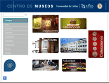 Tablet Screenshot of museo.ucaldas.edu.co