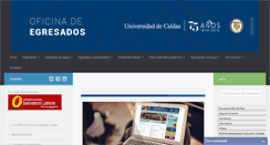 Desktop Screenshot of egresados.ucaldas.edu.co