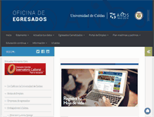 Tablet Screenshot of egresados.ucaldas.edu.co